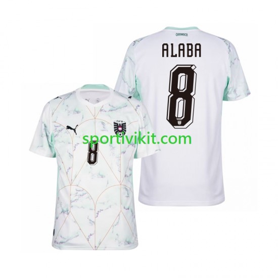 Austria David Alaba 8 World Cup Uomo Maglia Seconda 2026 Manica Corta