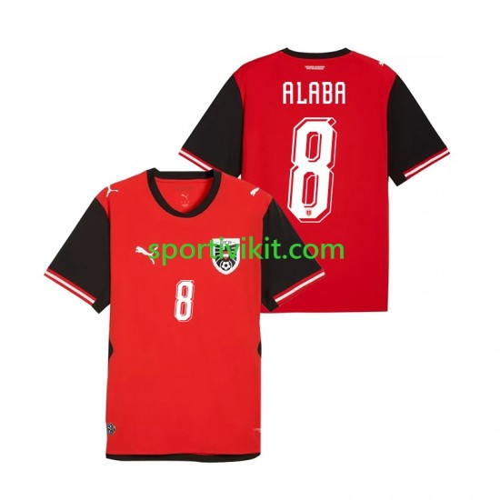 Austria David Alaba 8 World Cup Uomo Maglia Prima 2026 Manica Corta