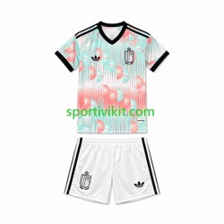 Completo da calcio Bambini Belgio World Cup Maglia Seconda 2026 Manica Corta