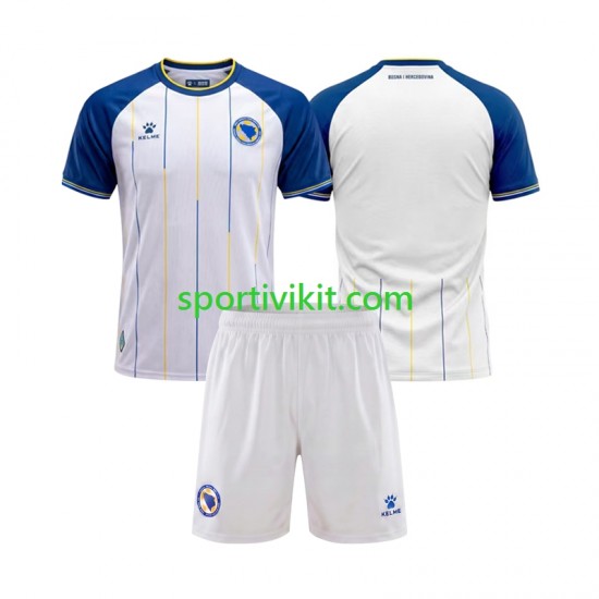 Completo da calcio Bambini Bosnia Herzegovina World Cup Maglia Seconda 2026 Manica Corta