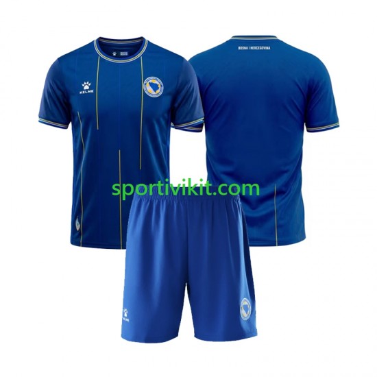 Completo da calcio Bambini Bosnia Herzegovina World Cup Maglia Prima 2026 Manica Corta