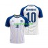Bosnia Herzegovina Ermedin Demirovic 10 World Cup Uomo Maglia Seconda 2026 Manica Corta