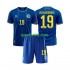 Completo da calcio Bambini Bosnia Herzegovina Kerim Alajbegovic 19 World Cup Maglia Prima 2026 Manica Corta