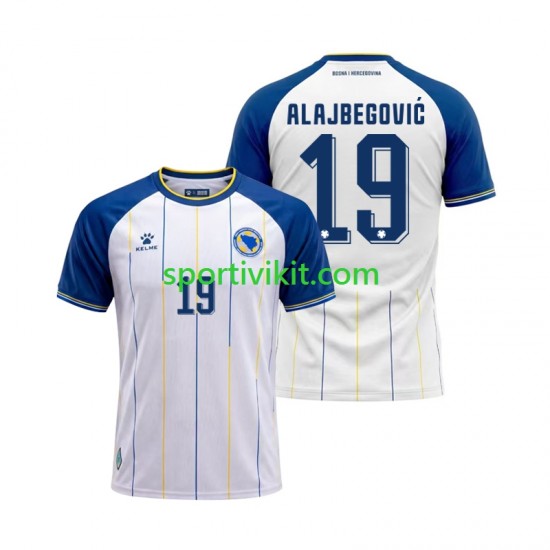 Bosnia Herzegovina Kerim Alajbegovic 19 World Cup Uomo Maglia Seconda 2026 Manica Corta
