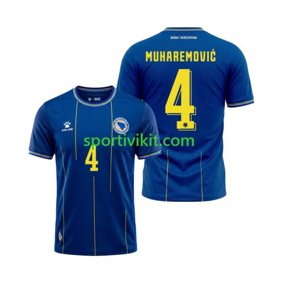 Bosnia Herzegovina Tarik Muharemovic 4 World Cup Uomo Maglia Prima 2026 Manica Corta