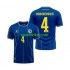 Bosnia Herzegovina Tarik Muharemovic 4 World Cup Uomo Maglia Prima 2026 Manica Corta