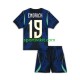 Completo da calcio Bambini Brasile Endrick 19 World Cup Maglia Seconda 2026 Manica Corta