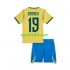 Completo da calcio Bambini Brasile Endrick 19 World Cup Maglia Prima 2026 Manica Corta