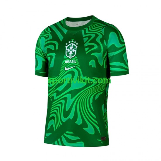 Brasile Portiere World Cup Uomo Maglia Seconda 2026 Manica Corta