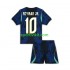 Completo da calcio Bambini Brasile Neymar JR 10 World Cup Maglia Seconda 2026 Manica Corta