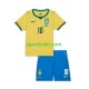 Completo da calcio Bambini Brasile Neymar JR 10 World Cup Maglia Prima 2026 Manica Corta