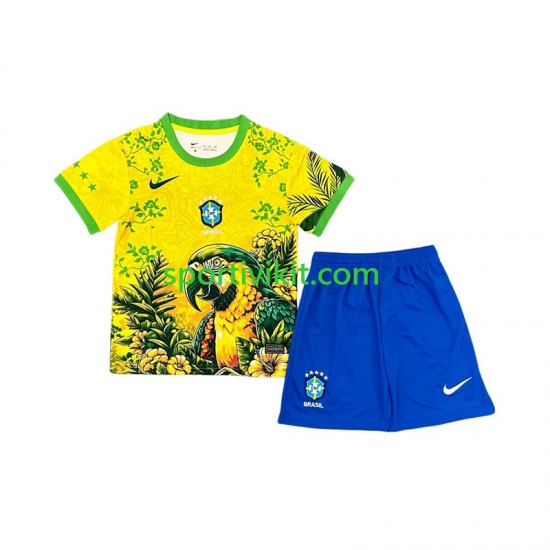 Completo da calcio Bambini Brasile Special Maglia Prima 2026 Manica Corta