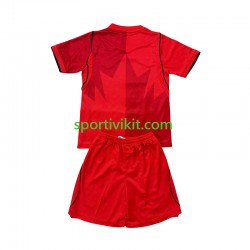 Completo da calcio Bambini Canada World Cup Maglia Prima 2026 Manica Corta