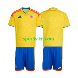 Completo da calcio Bambini Colombia World Cup Maglia Prima 2026 Manica Corta