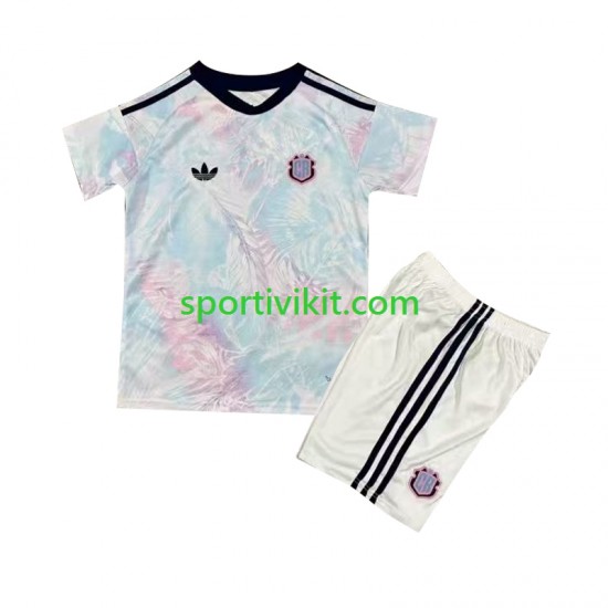 Completo da calcio Bambini Costa Rica Maglia Seconda 2026 Manica Corta