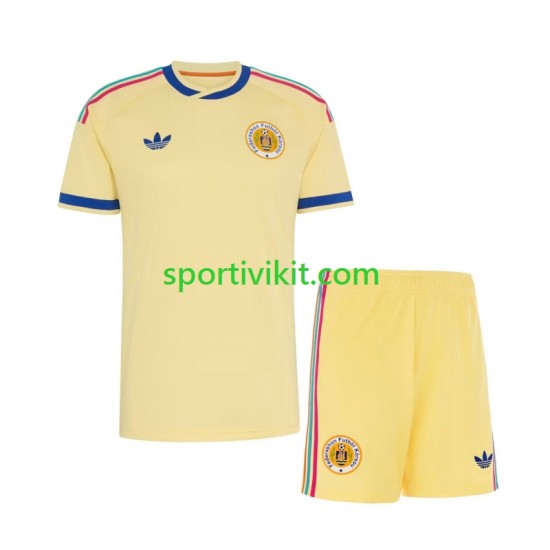 Completo da calcio Bambini Curacao World Cup Maglia Seconda 2026 Manica Corta