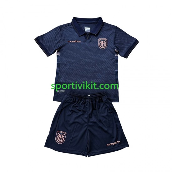 Completo da calcio Bambini Ecuador World Cup Maglia Seconda 2026 Manica Corta