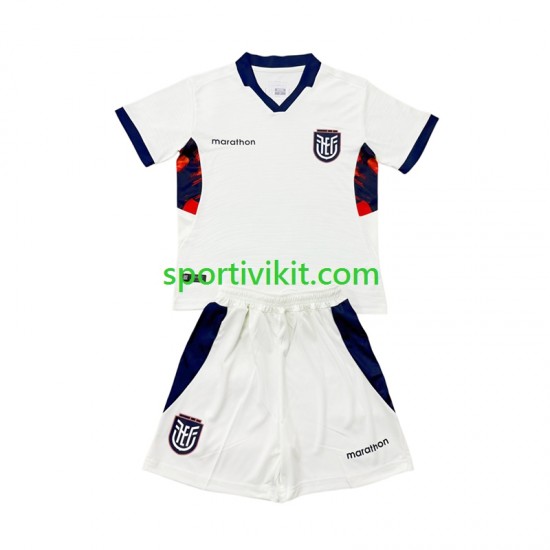 Completo da calcio Bambini Ecuador World Cup Maglia Terza 2026 Manica Corta