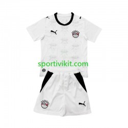 Completo da calcio Bambini Egitto World Cup Maglia Seconda 2026 Manica Corta
