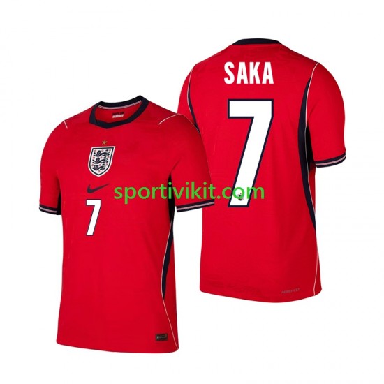 Inghilterra Bukayo Saka 7 World Cup Uomo Maglia Seconda 2026 Manica Corta