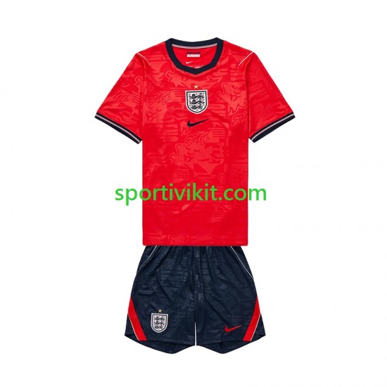 Completo da calcio Bambini Inghilterra World Cup Maglia Seconda 2026 Manica Corta
