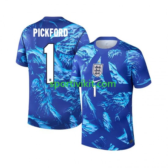 Inghilterra Portiere Jordan Pickford 1 World Cup Uomo Maglia Terza 2026 Manica Corta
