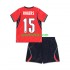 Completo da calcio Bambini Inghilterra Morgan Rogers 15 World Cup Maglia Seconda 2026 Manica Corta