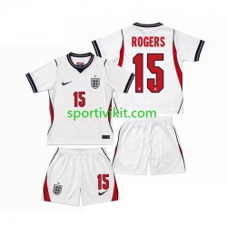 Completo da calcio Bambini Inghilterra Morgan Rogers 15 World Cup Maglia Prima 2026 Manica Corta