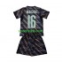 Completo da calcio Bambini Francia Portiere Mike Maignan 16 World Cup Maglia Prima 2026 Manica Corta