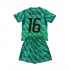 Completo da calcio Bambini Francia Portiere Mike Maignan 16 World Cup Maglia Terza 2026 Manica Corta