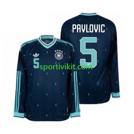 Germania Aleksandar Pavlovic 5 World Cup Uomo Maglia Seconda 2026 Manica Lunga