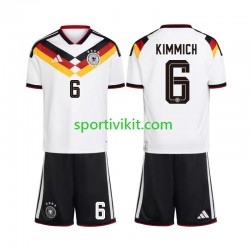 Completo da calcio Bambini Germania Joshua Kimmich 6 World Cup Maglia Prima 2026 Manica Corta