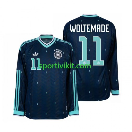 Germania Nick Woltemade 11 World Cup Uomo Maglia Seconda 2026 Manica Lunga