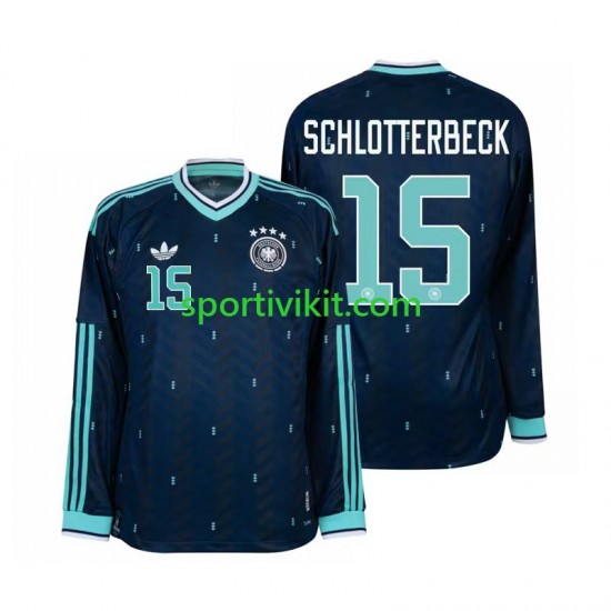 Germania Nico Schlotterbeck 15 World Cup Uomo Maglia Seconda 2026 Manica Lunga