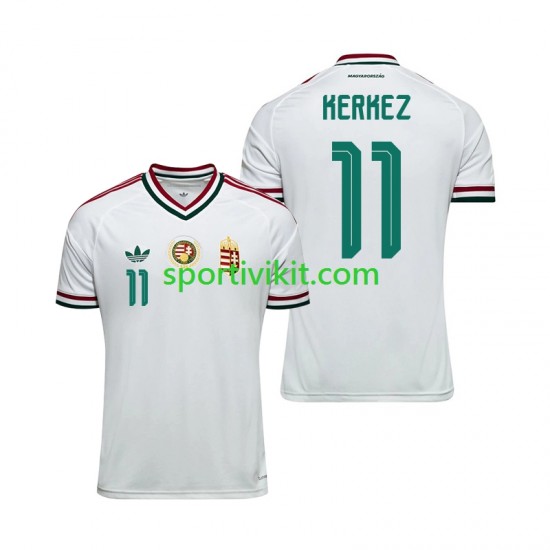 Ungheria Milos Kerkez 11 World Cup Uomo Maglia Seconda 2026 Manica Corta