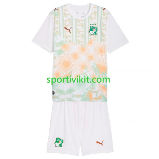 Completo da calcio Bambini Costa d'Avorio World Cup Maglia Seconda 2026 Manica Corta