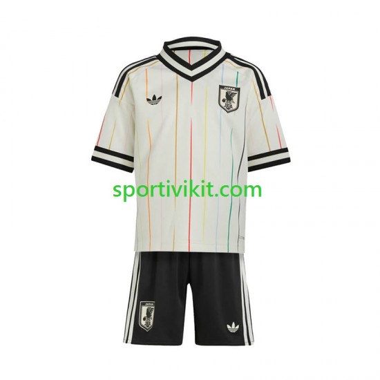 Completo da calcio Bambini Giappone World Cup Maglia Seconda 2026 Manica Corta