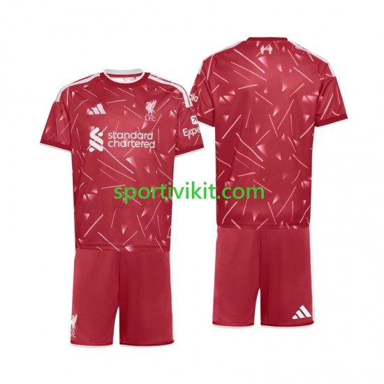 Completo da calcio Bambini Liverpool Maglia Prima 2026-2027 Manica Corta
