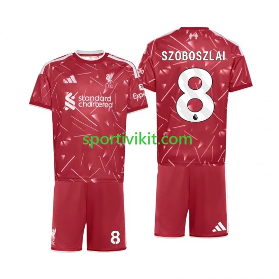 Completo da calcio Bambini Liverpool Dominik Szoboszlai 8 Maglia Prima 2026-2027 Manica Corta