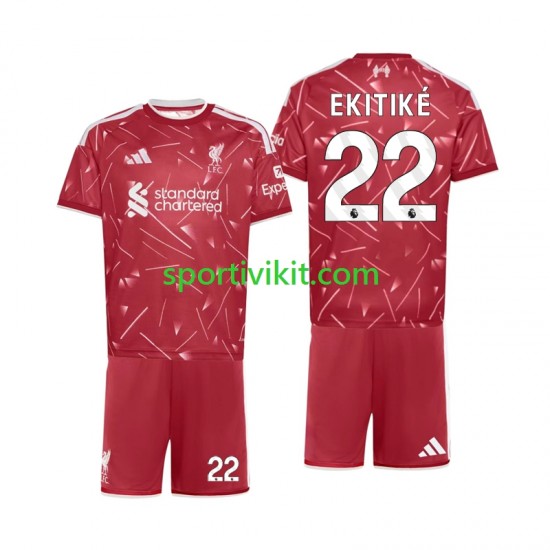 Completo da calcio Bambini Liverpool Hugo Ekitike 22 Maglia Prima 2026-2027 Manica Corta