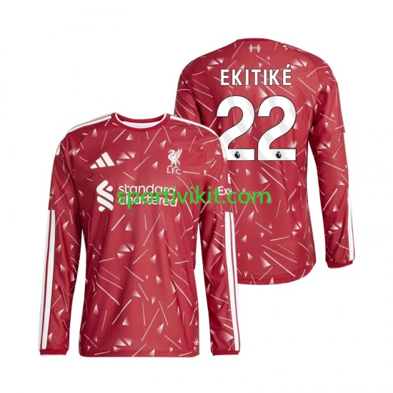 Liverpool Hugo Ekitike 22 Uomo Maglia Prima 2026-2027 Manica Lunga