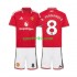 Completo da calcio Bambini Manchester United Bruno Fernandes 8 Maglia Prima 2026-2027 Manica Corta