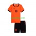 Completo da calcio Bambini Paesi Bassi World Cup Maglia Prima 2026 Manica Corta