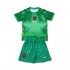 Completo da calcio Bambini Paesi Bassi Portiere World Cup Maglia Terza 2026 Manica Corta