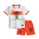 Completo da calcio Bambini Paesi Bassi Jeremie Frimpong 12 World Cup Maglia Seconda 2026 Manica Corta