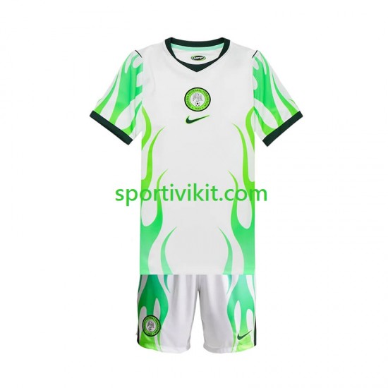 Completo da calcio Bambini Nigeria Maglia Seconda 2026 Manica Corta