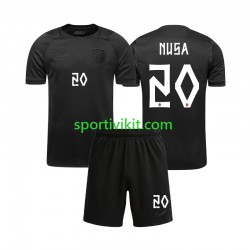 Completo da calcio Bambini Norvegia Antonio NUSA 20 World Cup Maglia Seconda 2026 Manica Corta