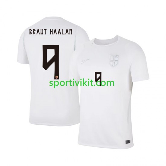 Norvegia Braut Haaland 9 World Cup Uomo Maglia Terza 2026 Manica Corta