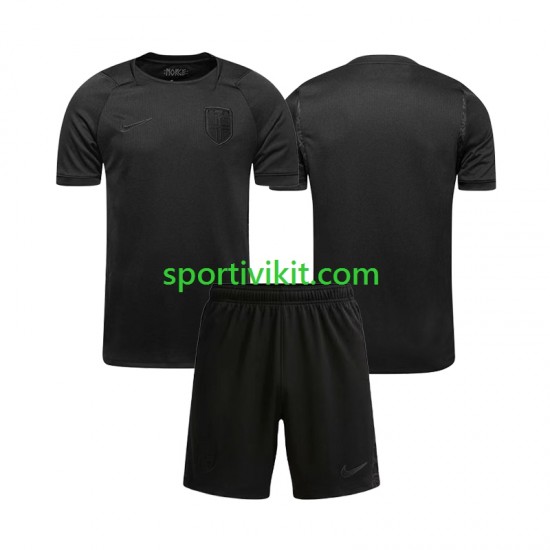 Completo da calcio Bambini Norvegia World Cup Maglia Seconda 2026 Manica Corta