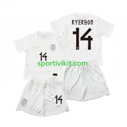 Completo da calcio Bambini Norvegia Julian Ryerson 14 World Cup Maglia Terza 2026 Manica Corta